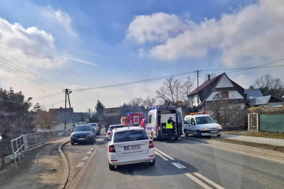 Zderzenie na DK 28, jedna osoba w szpitalu - zdjęcie 4