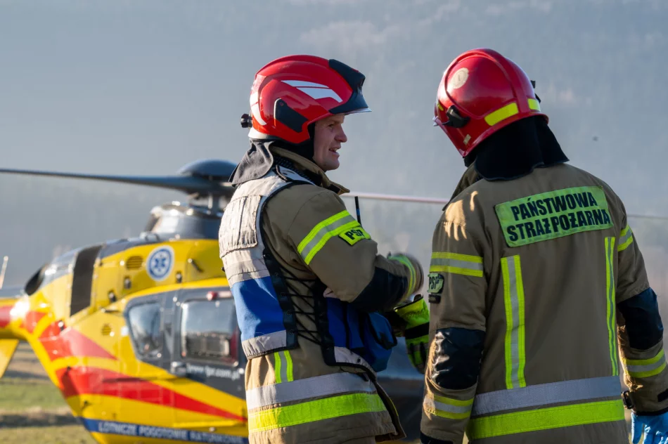 Czołowe zderzenie, jedna osoba ranna  - zdjęcie 18