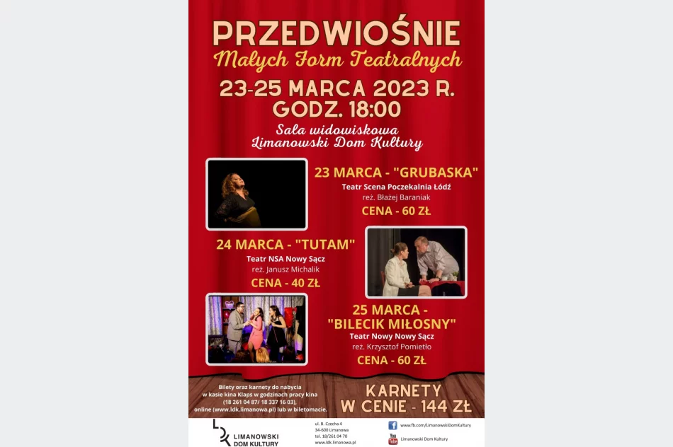 Zapraszamy na Przedwiośnie Małych Form Teatralnych 2023 - zdjęcie 2
