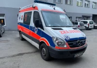 Spalona karetka dla Ukrainy zastąpiona inną ze szpitala w Nowym Targu - zdjęcie główne
