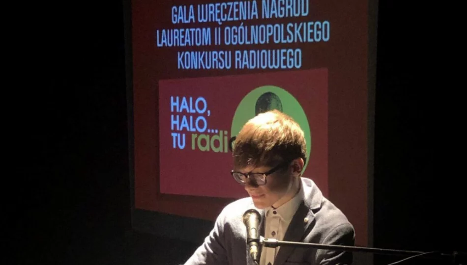 Uczeń ZSP nr 4 Karol Frączek zdobył I miejsce w Ogólnopolskim Konkursie Radiowym - zdjęcie 1