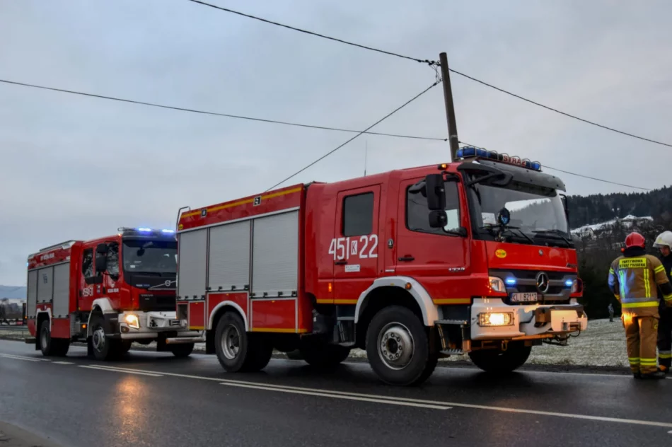 Samochód osobowy zderzył się z ciężarówką - zdjęcie 2