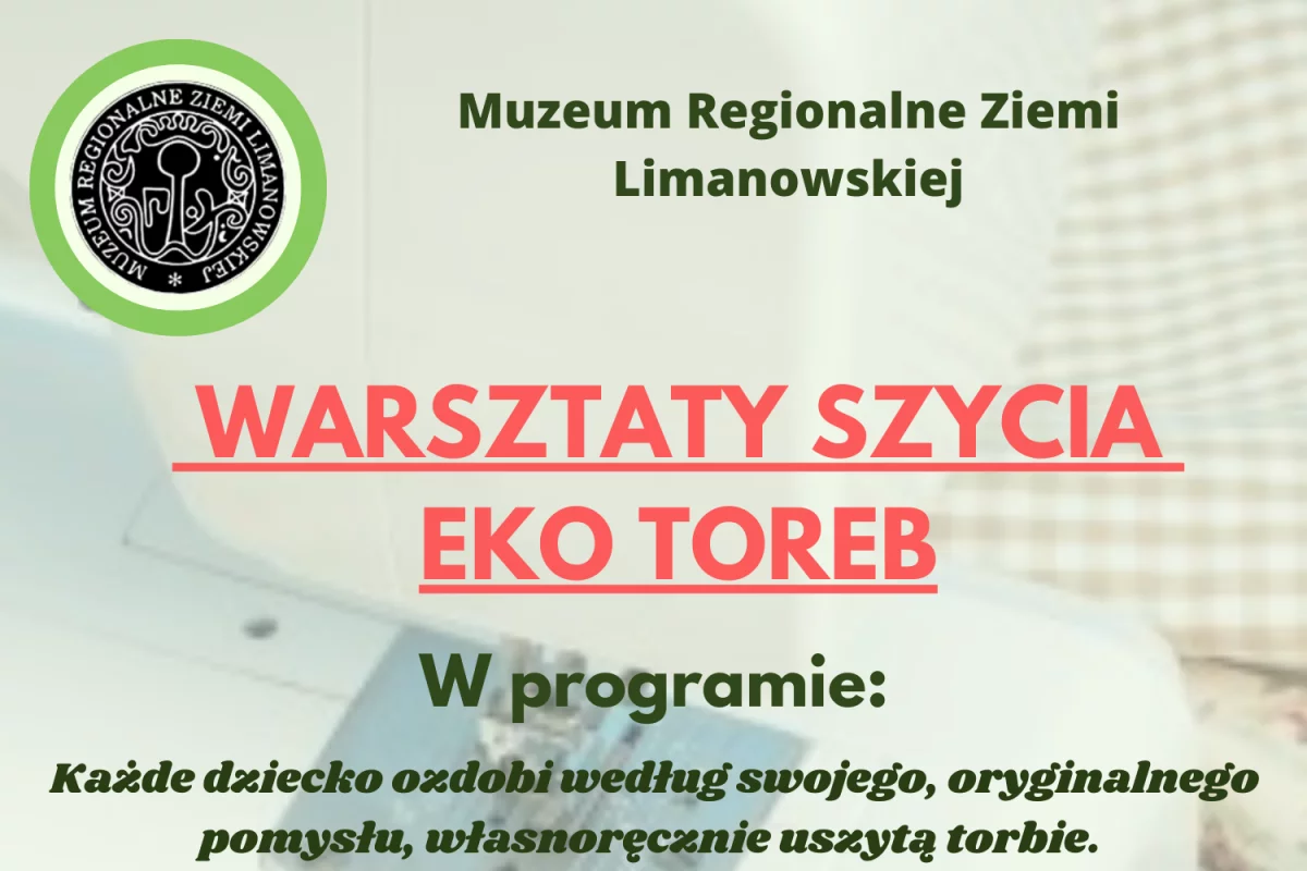 Muzeum zaprasza na warsztaty „EKO TORBY”