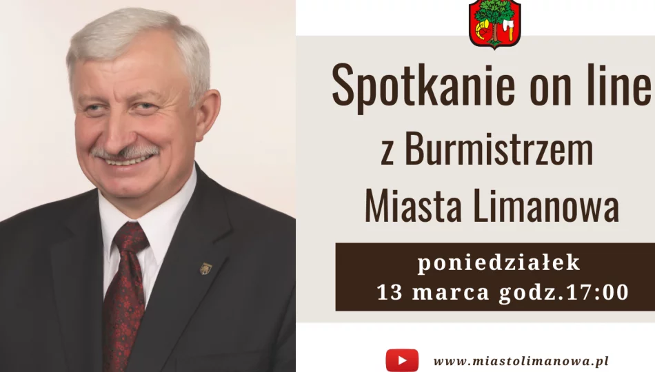 Czat z Burmistrzem – w poniedziałek 13 marca - zdjęcie 1