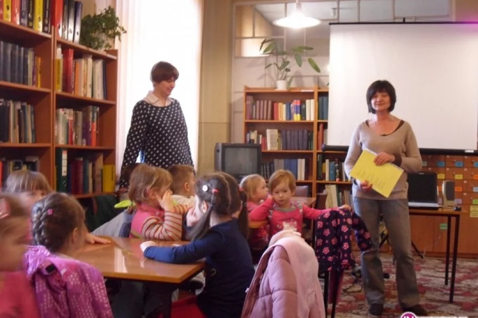 Współpraca przedszkola z Biblioteką Pedagogiczną- filia w Limanowej - zdjęcie 4