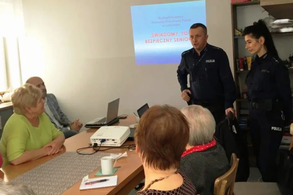 Świadomy senior to bezpieczny senior - spotkanie z policjantami - zdjęcie 2