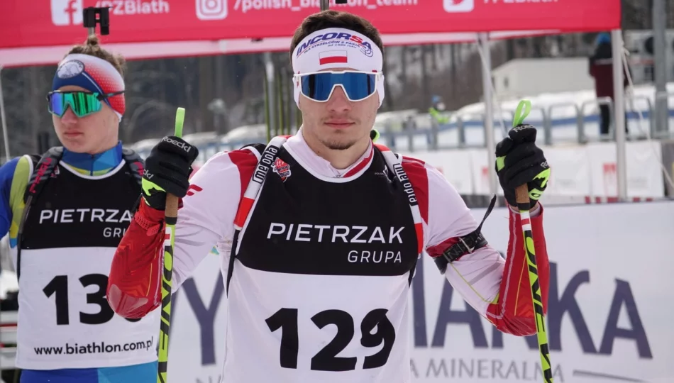 Wicemistrzostwo świata juniorów w biathlonie. Syn pochodzącej z Kasiny Wielkiej wielokrotnej mistrzyni Polski. - zdjęcie 1