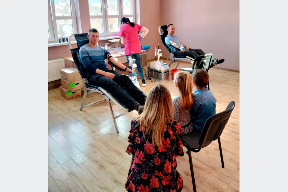 Odbyła się pierwsza w tym roku zbiórka krwi w remizie OSP Limanowa - zdjęcie 3