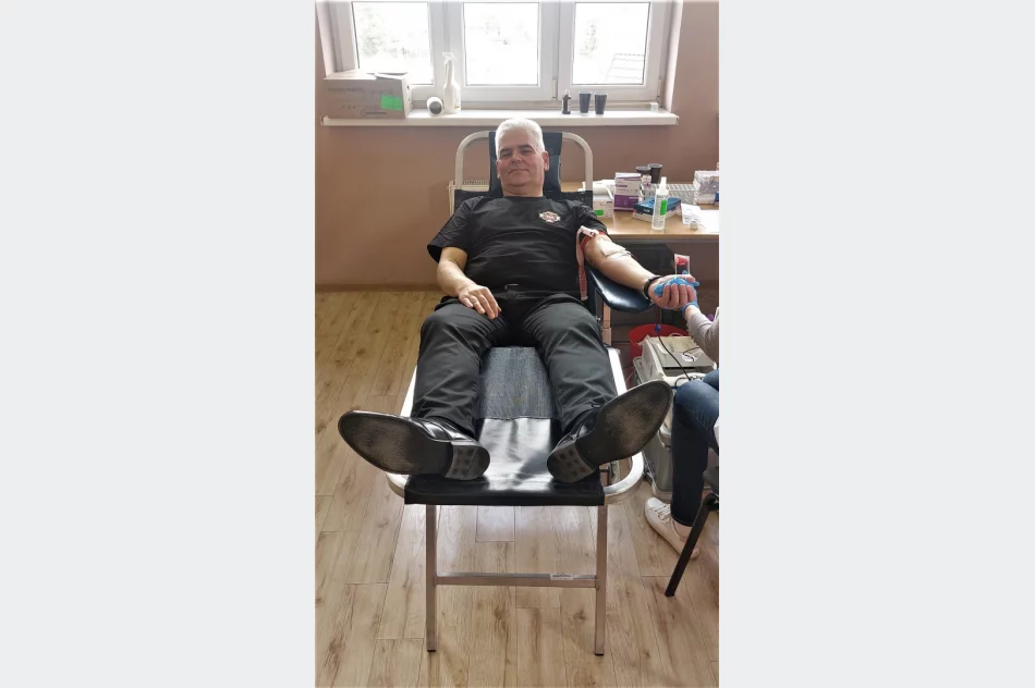Odbyła się pierwsza w tym roku zbiórka krwi w remizie OSP Limanowa - zdjęcie 5