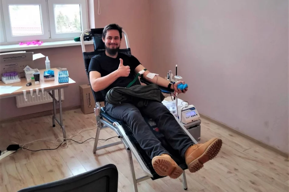 Odbyła się pierwsza w tym roku zbiórka krwi w remizie OSP Limanowa - zdjęcie 9