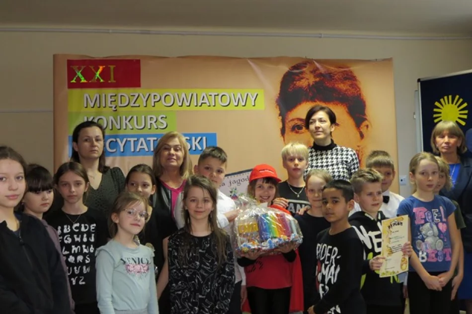 Odbyła się XXI edycja Konkursu Recytatorskiego „Maria Konopnicka na wesoło” - zdjęcie 12