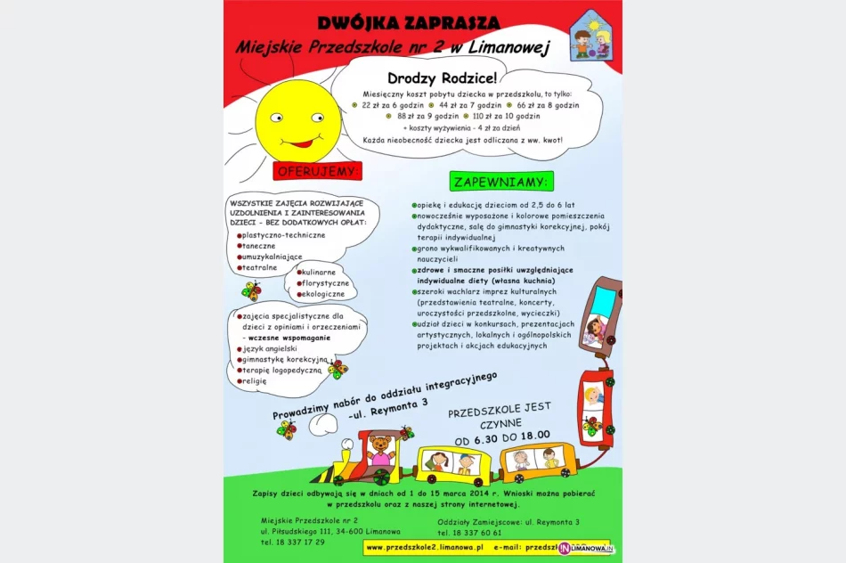 Miejskie Przedszkola ogłaszają nabór! - zdjęcie 2