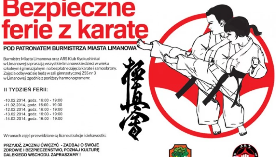 Zapraszamy na ferie z karate! - zdjęcie 1