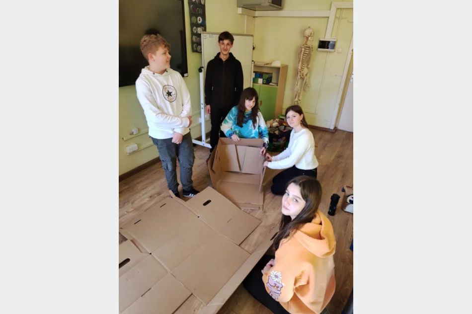 „Paczka dla Ukrainy”w Szkole Podstawowej w Nowym Rybiu - zdjęcie 5