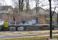 Trwają pracę przy budowie muszli koncertowej - zdjęcie główne