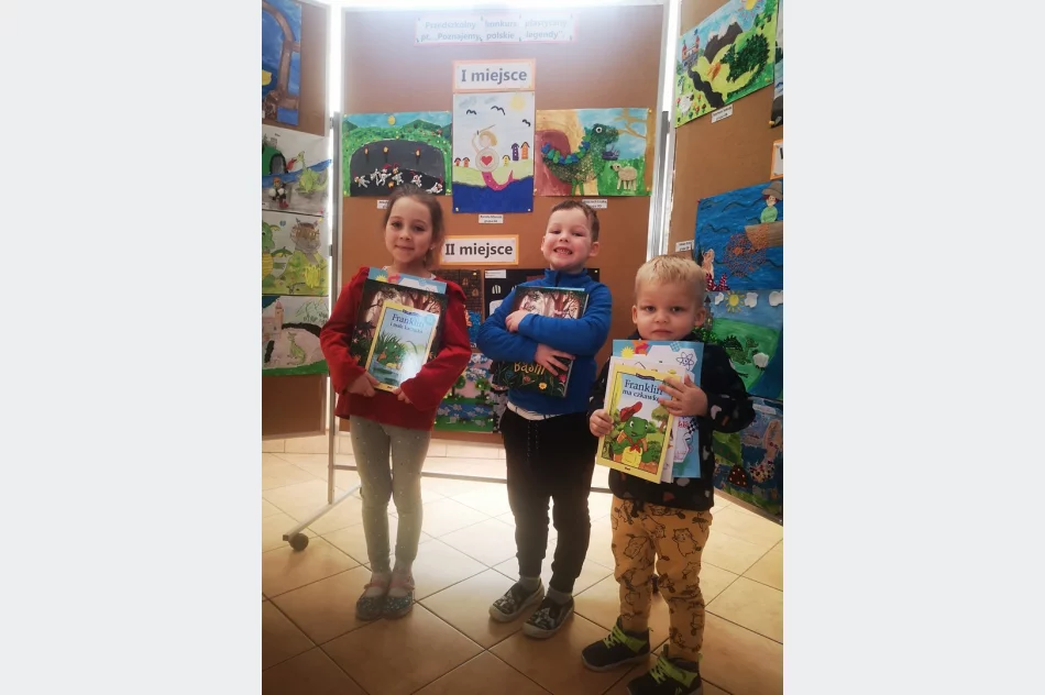 Konkurs plastyczny pt. „Poznajemy polskie legendy" zorganizowany w SP nr 1 w Starej Wsi - zdjęcie 12