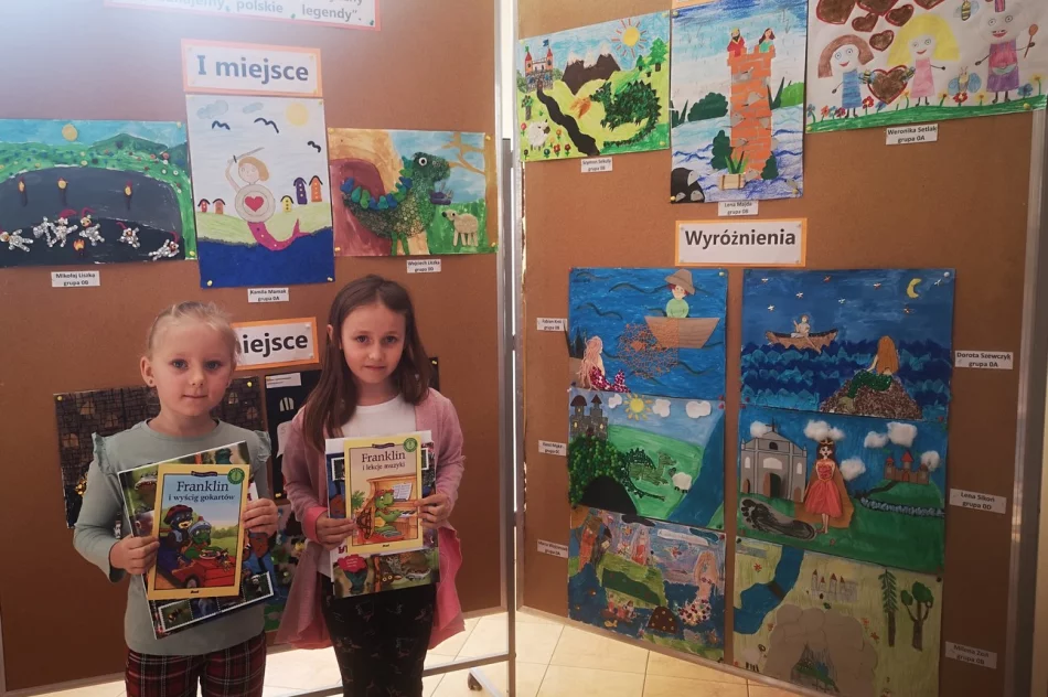 Konkurs plastyczny pt. „Poznajemy polskie legendy" zorganizowany w SP nr 1 w Starej Wsi - zdjęcie 14