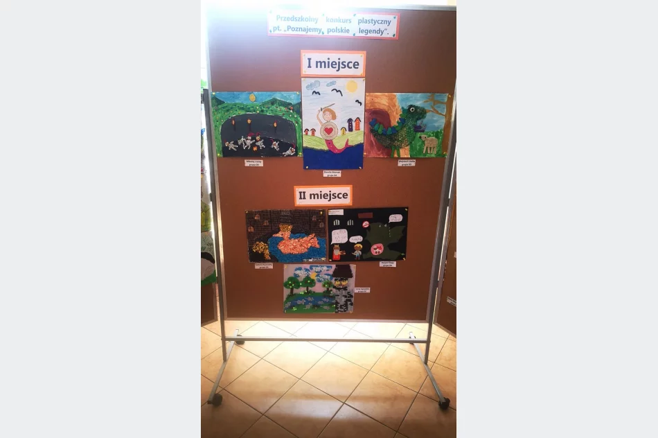 Konkurs plastyczny pt. „Poznajemy polskie legendy" zorganizowany w SP nr 1 w Starej Wsi - zdjęcie 16