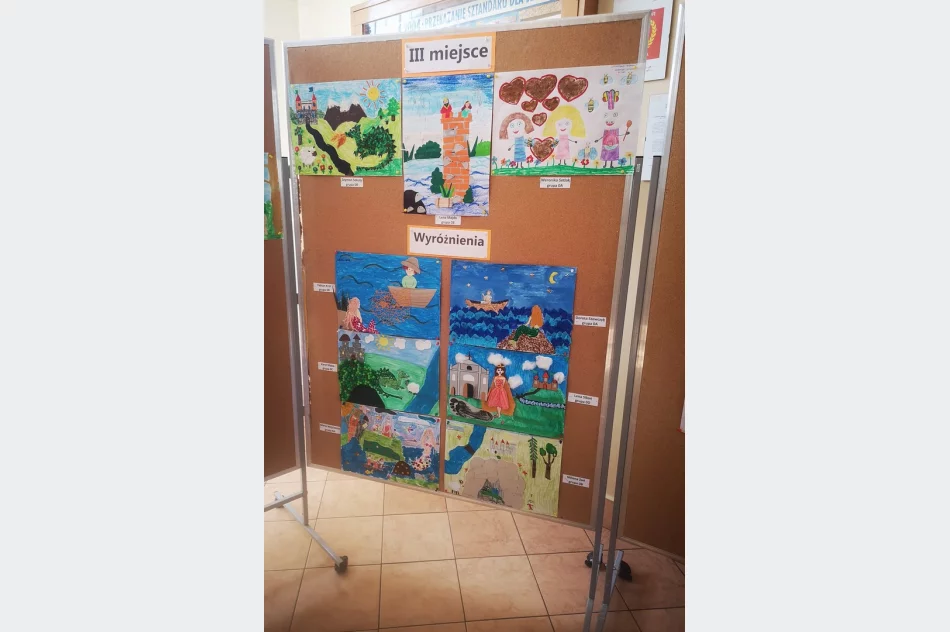Konkurs plastyczny pt. „Poznajemy polskie legendy" zorganizowany w SP nr 1 w Starej Wsi - zdjęcie 17