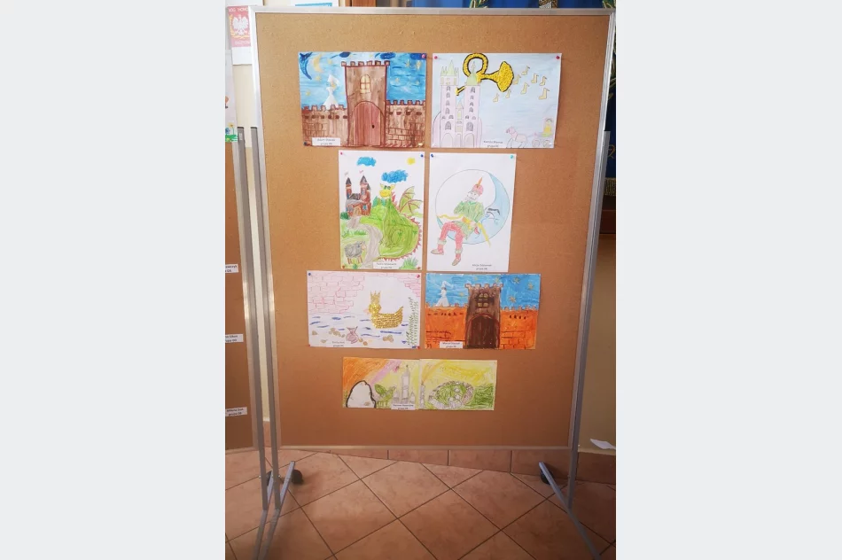 Konkurs plastyczny pt. „Poznajemy polskie legendy" zorganizowany w SP nr 1 w Starej Wsi - zdjęcie 18