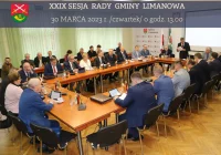Zaproszenie na XXIX Sesję Rady Gminy Limanowa - 30 marca  2023 - zdjęcie główne