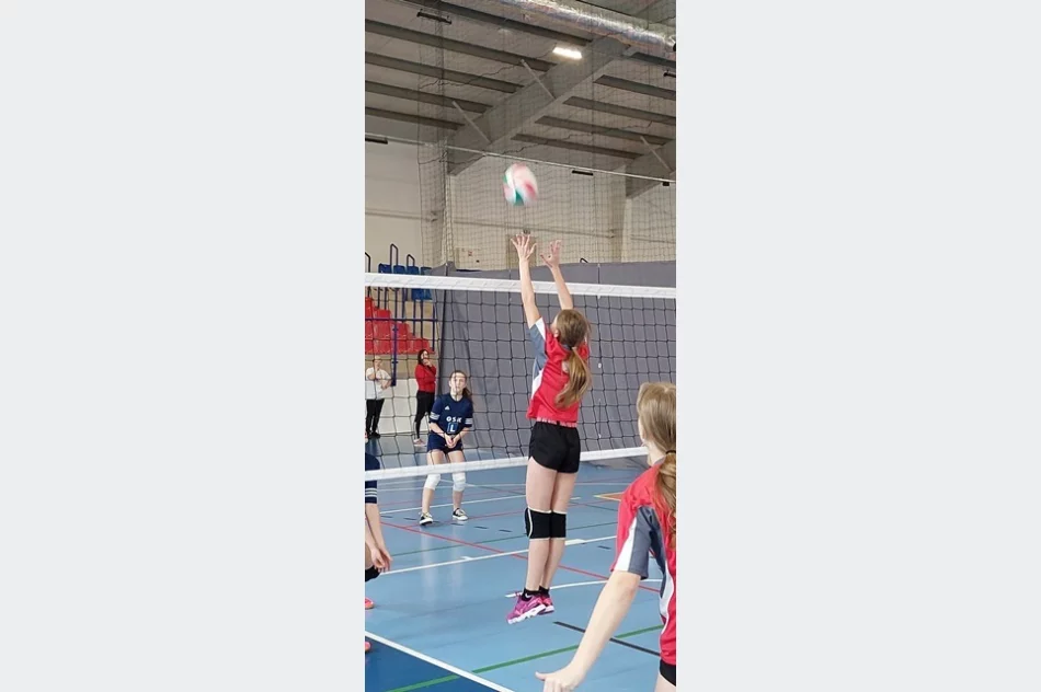 Damska reprezentacja „Jedynki” MISTRZEM POWIATU w piłce siatkowej - zdjęcie 5