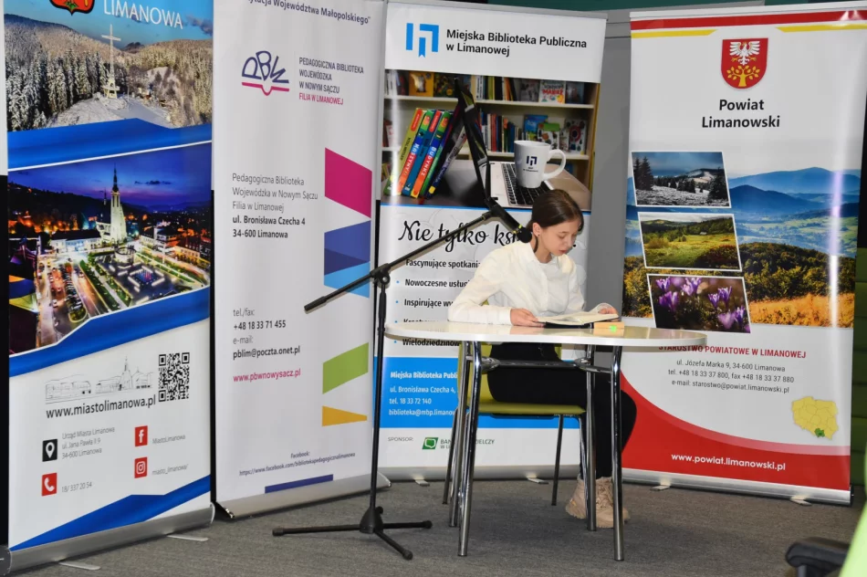 Powiatowy Maraton Czytelniczy w limanowskiej bibliotece - zdjęcie 9