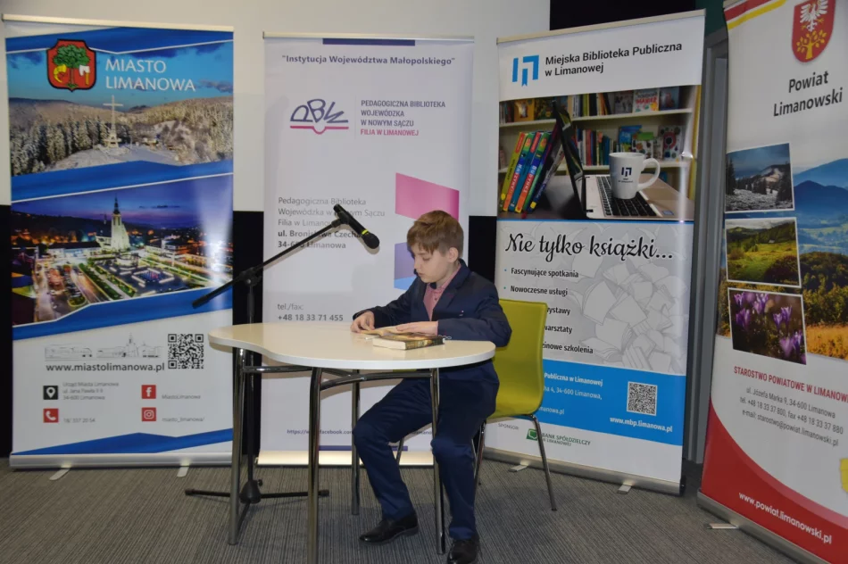 Powiatowy Maraton Czytelniczy w limanowskiej bibliotece - zdjęcie 10