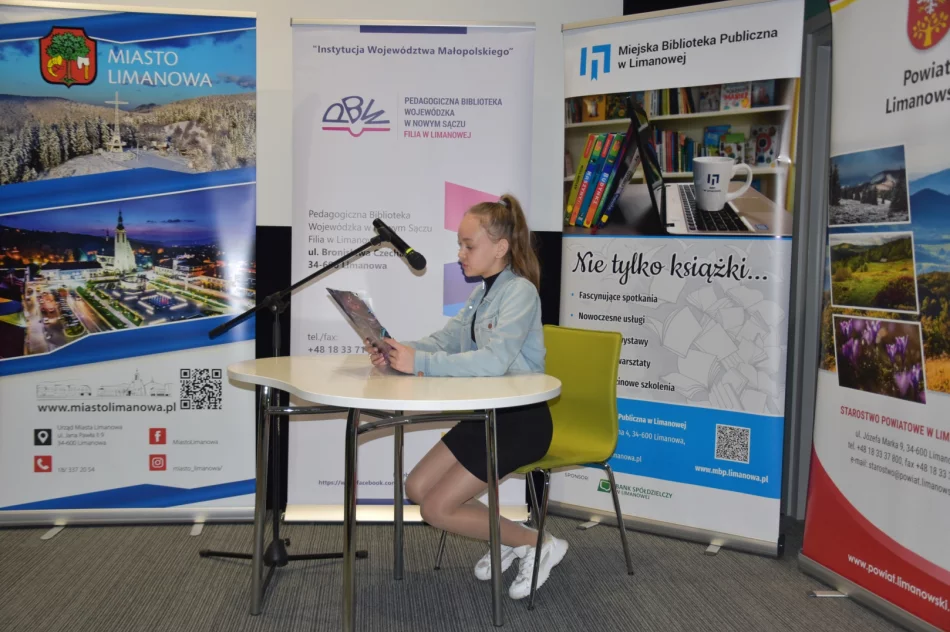 Powiatowy Maraton Czytelniczy w limanowskiej bibliotece - zdjęcie 14