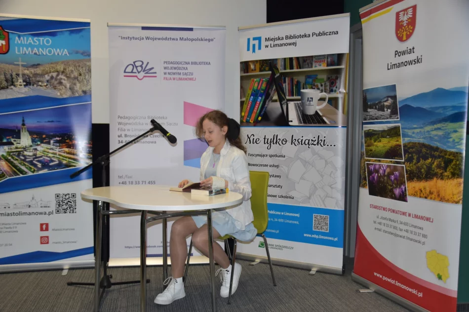 Powiatowy Maraton Czytelniczy w limanowskiej bibliotece - zdjęcie 15