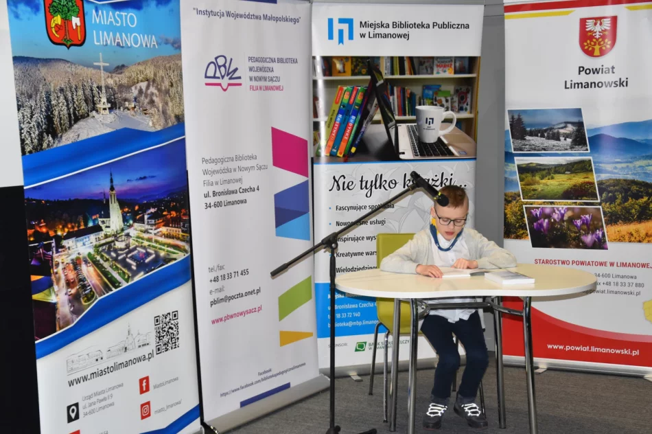 Powiatowy Maraton Czytelniczy w limanowskiej bibliotece - zdjęcie 16