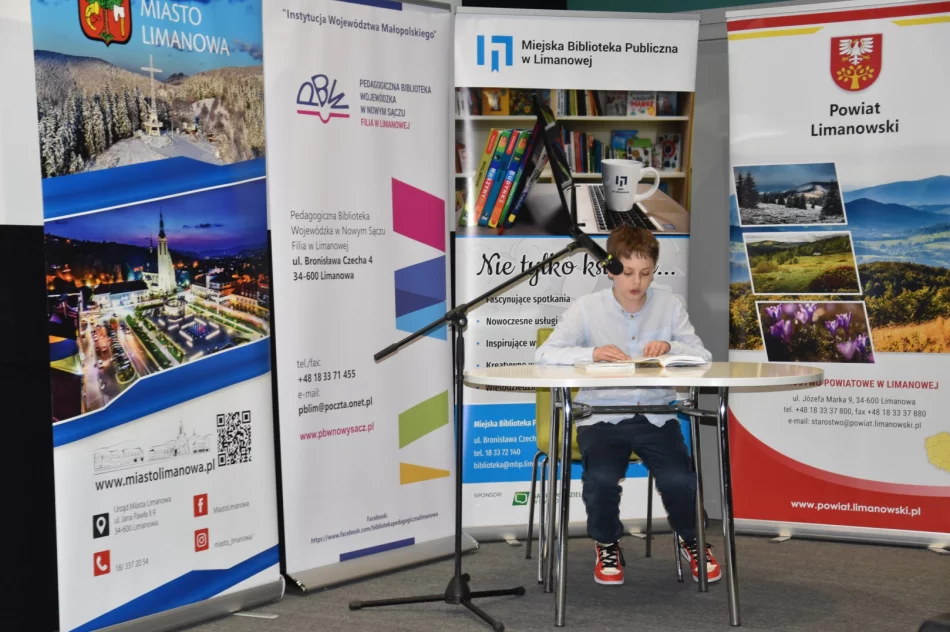Powiatowy Maraton Czytelniczy w limanowskiej bibliotece - zdjęcie 17