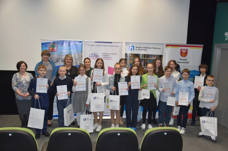 Powiatowy Maraton Czytelniczy w limanowskiej bibliotece - zdjęcie 18