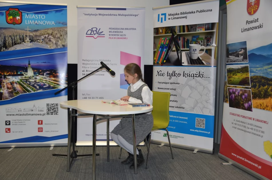 Powiatowy Maraton Czytelniczy w limanowskiej bibliotece - zdjęcie 19