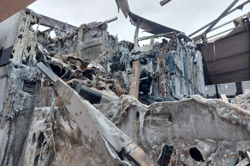 Pożar w zakładzie Tymbark w Olsztynku - zdjęcie 4