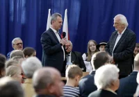 Polityczny wiec z Ryszardem Terleckim. Polityk nie zna... starosty - zdjęcie główne