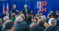 Polityczny wiec z Ryszardem Terleckim. Polityk nie zna... starosty - zdjęcie 1