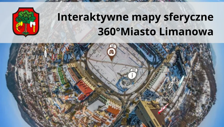 Miasto Limanowa w aplikacji Interaktywne Mapy Sferyczne 360° - zdjęcie 1