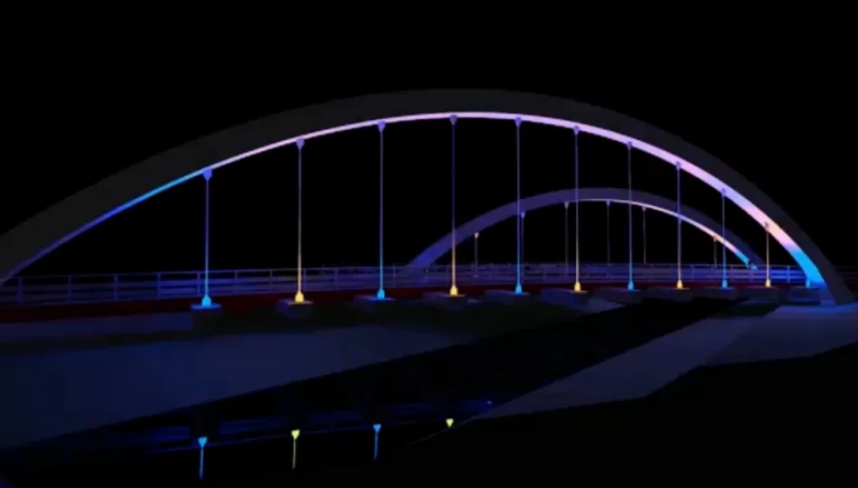 Tak ma wyglądać iluminacja nowego mostu - zdjęcie 1