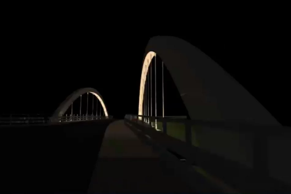 Tak ma wyglądać iluminacja nowego mostu - zdjęcie 2