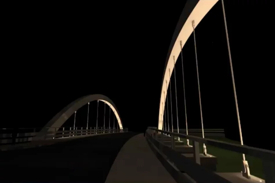 Tak ma wyglądać iluminacja nowego mostu - zdjęcie 6