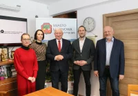 Spotkanie władz miasta z delegacją Miasta Partnerskiego Dolny Kubin - zdjęcie główne
