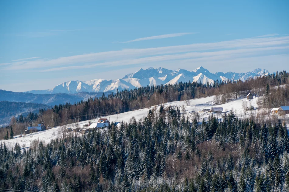 Zima w Beskidzie Wyspowym i Limanowej - 29 marca 2023 roku - zdjęcie 4
