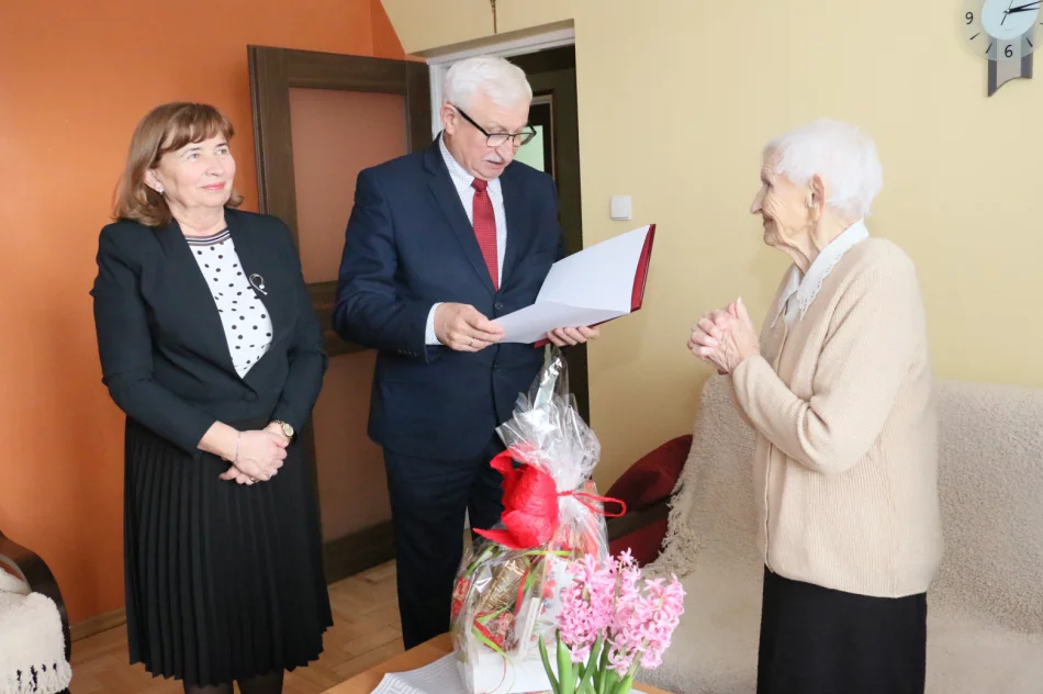 SETNE URODZINY mieszkanki Miasta Limanowa Pani JANINY FLOREK - zdjęcie 8