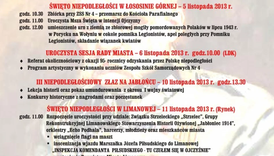 Obchody Narodowego Święta Niepodległości - zdjęcie 1