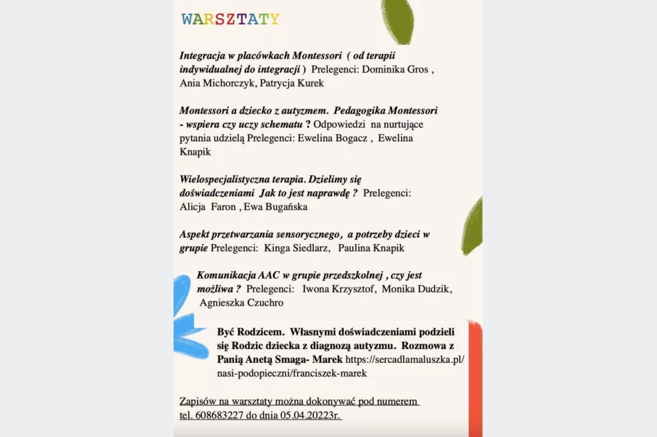 Przestrzeń na rozwój: Edukacja Montessori , jako szansa na wykorzystanie potencjału dzieci z diagnozą autyzmu - zdjęcie 12