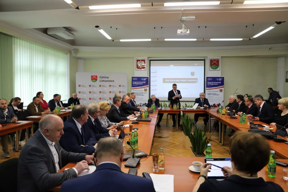 Informacja o XXIX Sesji Rady Gminy Limanowa - zdjęcie 5