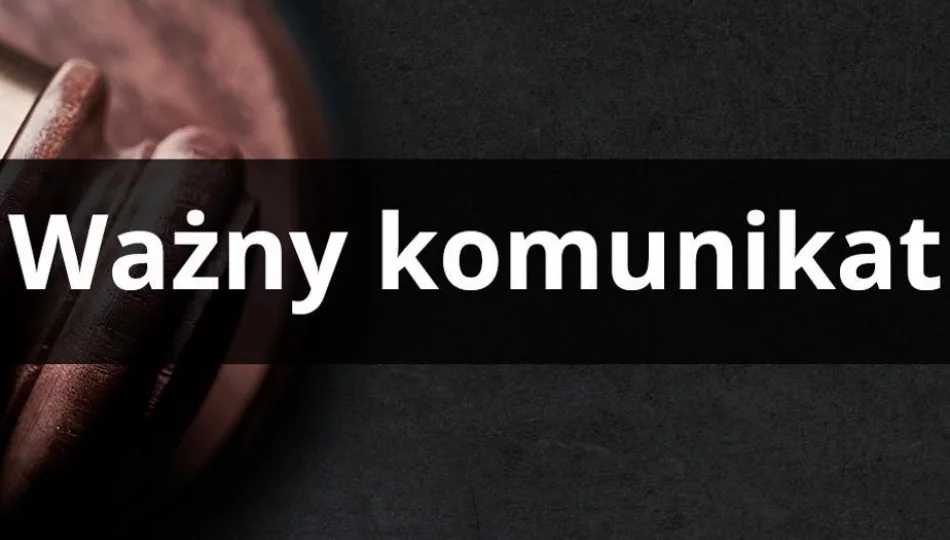 Komunikat ws. "nagłej śmierci" prokuratora - zdjęcie 1