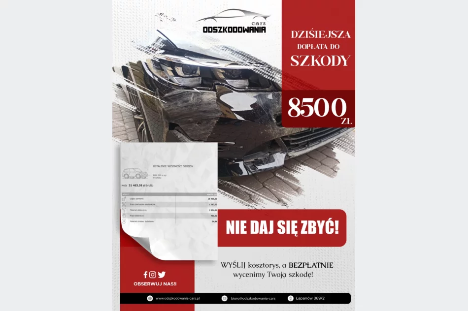 Miałeś kolizję lub stłuczkę do 3 lat wstecz? Sprawdź BEZPŁATNIE kwotę dopłatę do szkody ! - zdjęcie 4