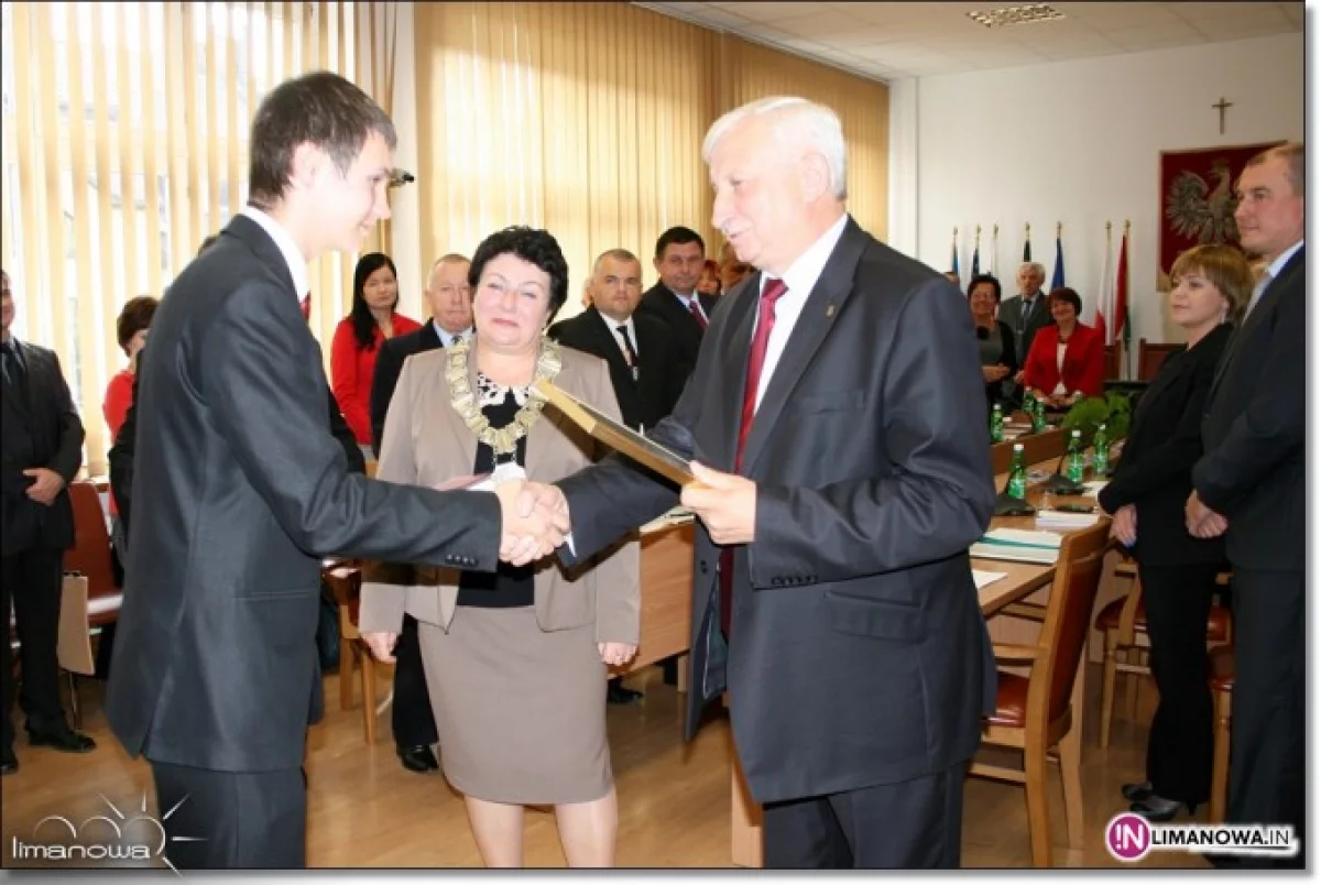 Marcin Wrona otrzymał Nagrodę Burmistrza Miasta Limanowa